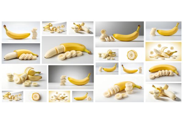 80 Fresh Banana Slice Stock Photos for Creators