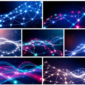 55 Abstract Digital Network Stock Photos - Futuristic Data Connections