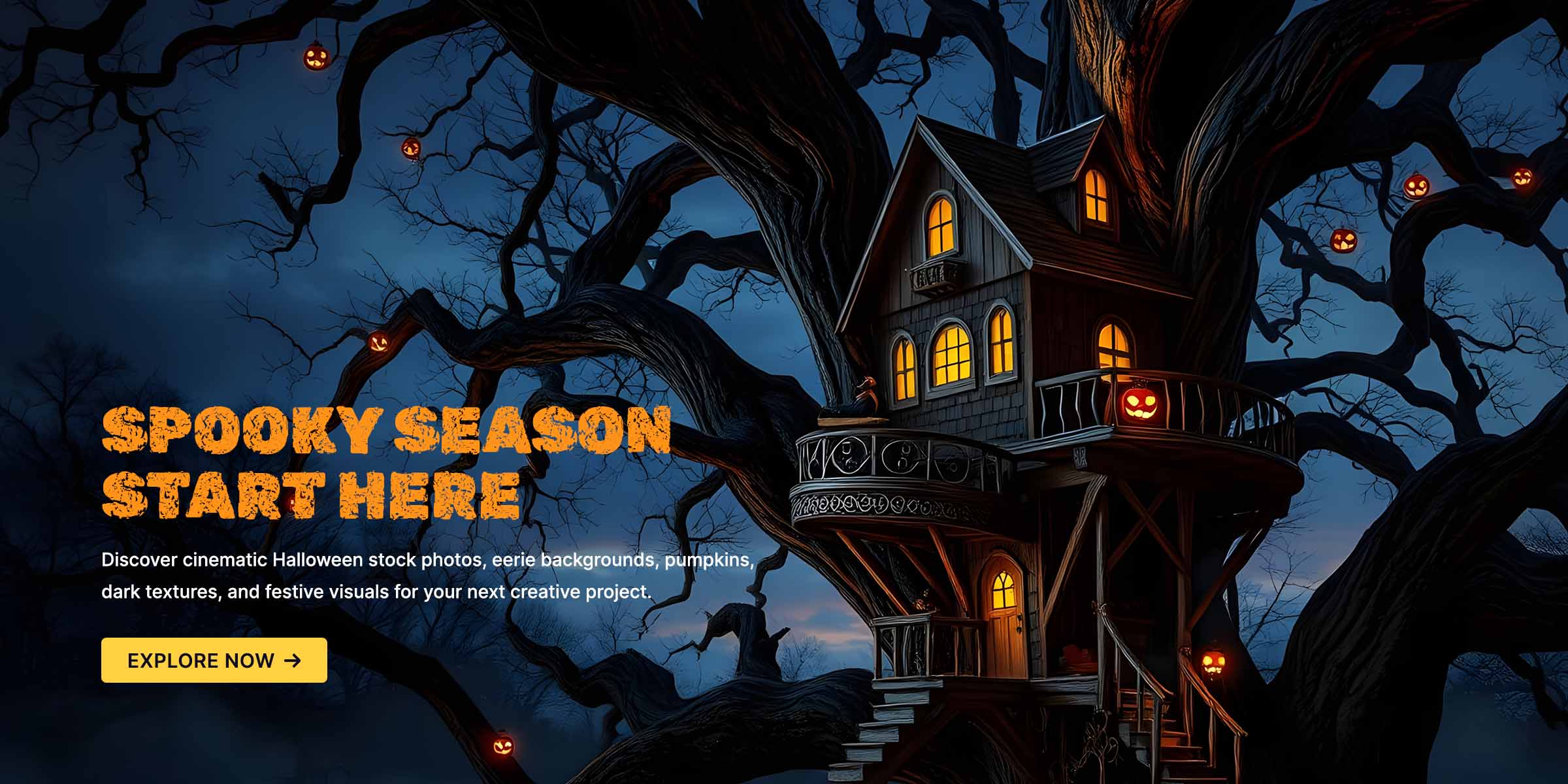 Web Banner Halloween Desktop