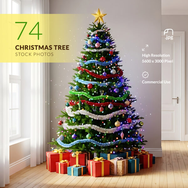 74 Christmas Tree Stock Photos – Festive Holiday Decoration Collection