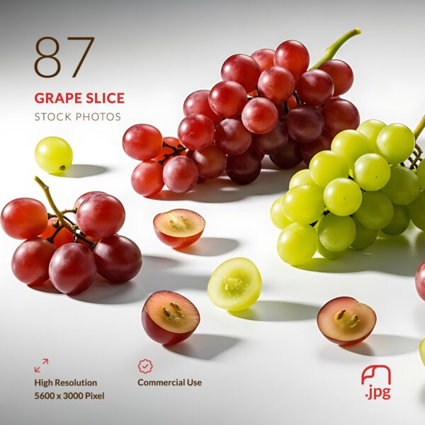 87 Grape Slice Stock Photos – Fresh Fruit Texture Collection