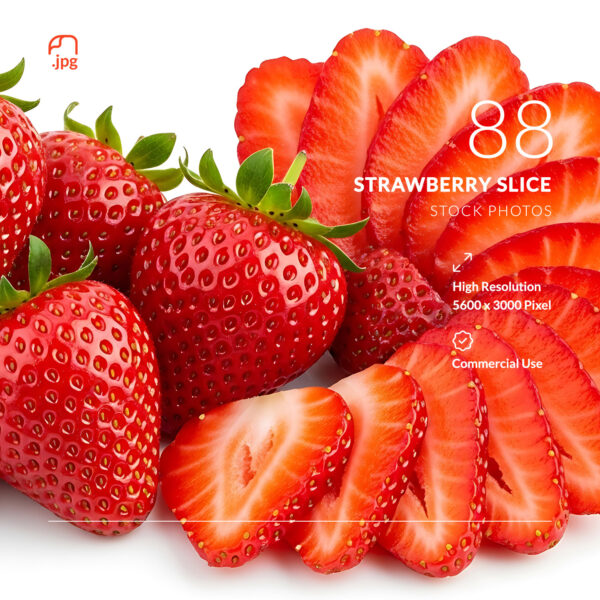 88 Strawberry Slice Stock Photos - Fresh Fruit Collection
