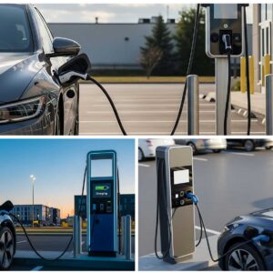 46 Electric Car Charging Stock Photos – Modern EV Technology