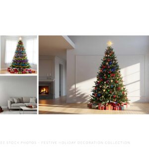 74 Christmas Tree Stock Photos – Festive Holiday Decoration Collection