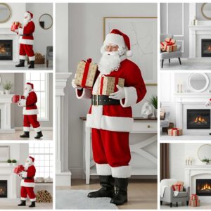 79 Santa Claus Stock Photos – Festive Christmas Holiday Pack