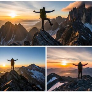 10 Mountain Trekker Photos – Adventure & Outdoor Stock Images