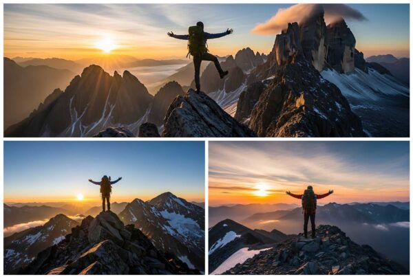 10 Mountain Trekker Photos – Adventure & Outdoor Stock Images