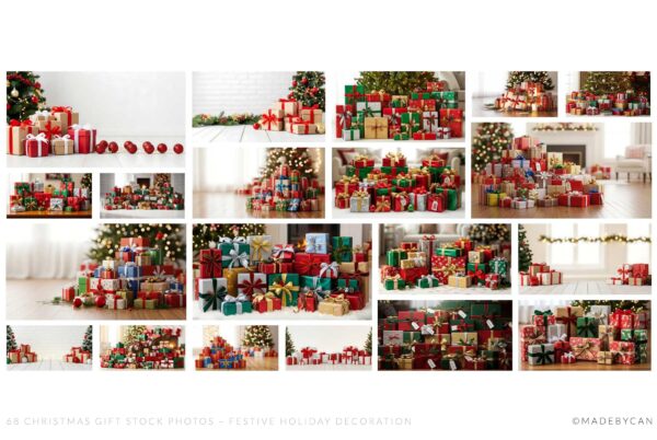 68 Christmas Gift Stock Photos – Festive Holiday Decoration