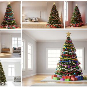 74 Christmas Tree Stock Photos – Festive Holiday Decoration Collection