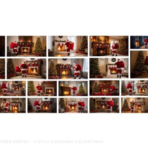 79 Santa Claus Stock Photos – Festive Christmas Holiday Pack