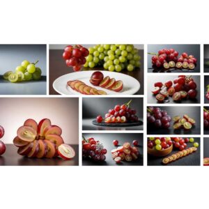 87 Grape Slice Stock Photos – Fresh Fruit Texture Collection