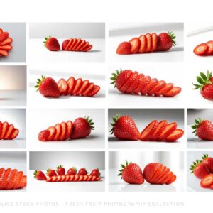 88 Strawberry Slice Stock Photos - Fresh Fruit Collection