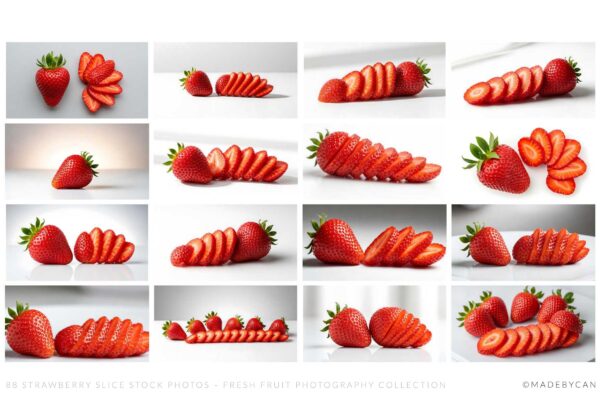 88 Strawberry Slice Stock Photos - Fresh Fruit Collection