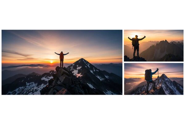 10 Mountain Trekker Photos – Adventure & Outdoor Stock Images