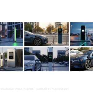 46 Electric Car Charging Stock Photos – Modern EV Technology