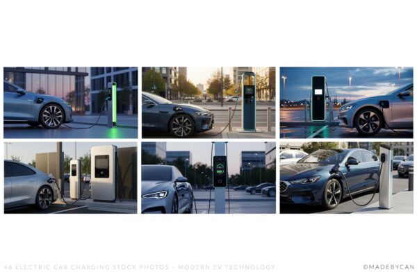 46 Electric Car Charging Stock Photos – Modern EV Technology