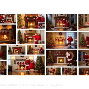 79 Santa Claus Stock Photos – Festive Christmas Holiday Pack