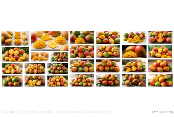 83 Mango Slice Stock Photos – Fresh Tropical Fruit Collection