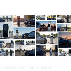 46 Electric Car Charging Stock Photos – Modern EV Technology