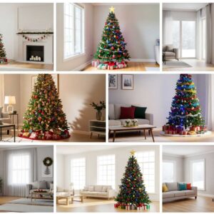 74 Christmas Tree Stock Photos – Festive Holiday Decoration Collection