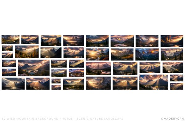 82 Wild Mountain Background Photos – Scenic Nature Landscape