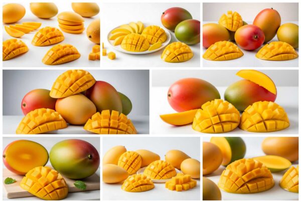 83 Mango Slice Stock Photos – Fresh Tropical Fruit Collection