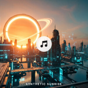 free download Synthetic Sunrise — Futuristic Ambient Music | AI Cinematic Technology Soundtrack